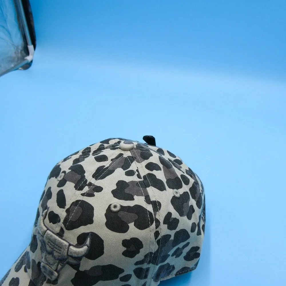 '47 Hat Women One Size Clean Up Chicago Bulls‎ Leopard Print Tan Grey Cotton NBA